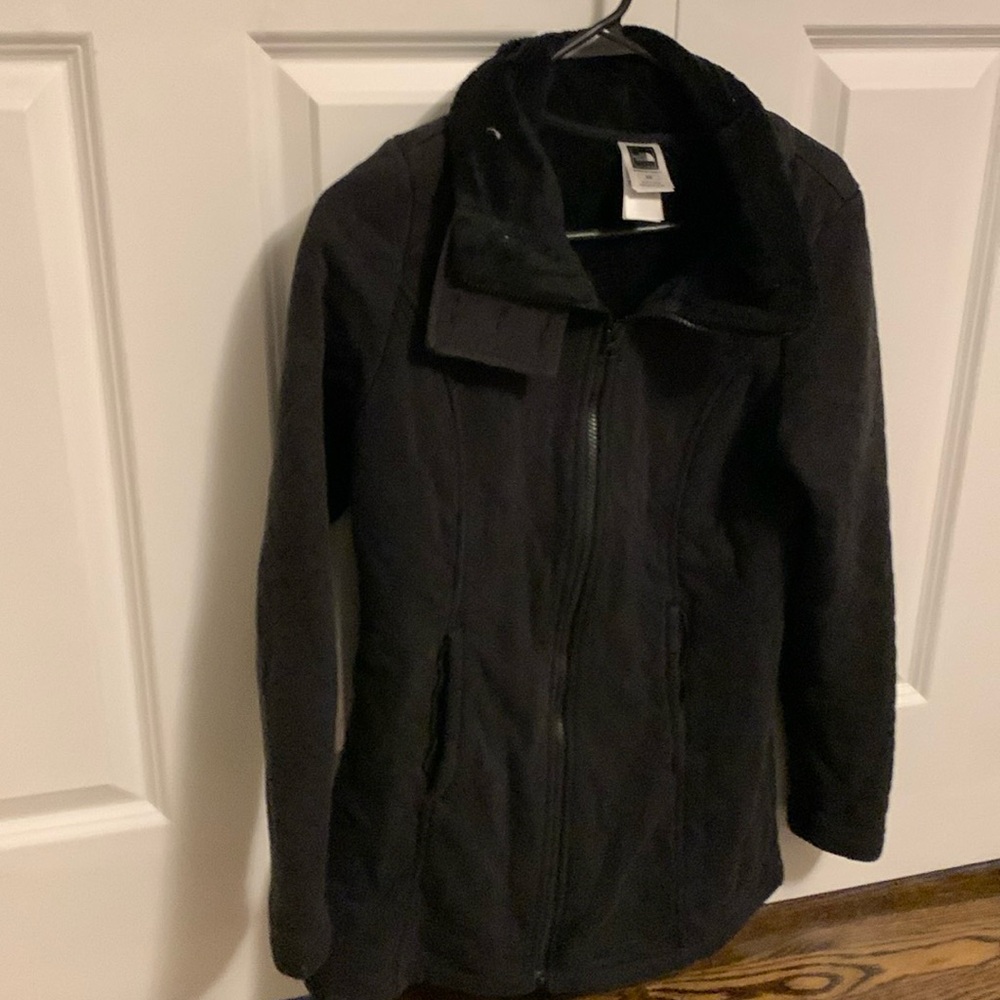 North Face quilted coat with fleece lining